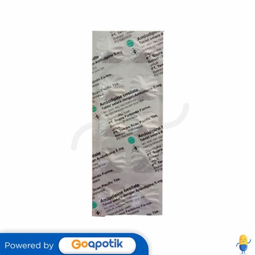 AMLODIPINE BESILATE TEMPO SCAN 5 MG TABLET