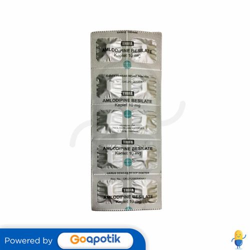 AMLODIPINE BESILATE TRIFA 10 MG TABLET