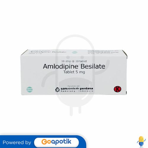 Amlodipine Besylate Sampharindo Mg Box Tablet Kegunaan Efek Samping Dosis Dan Aturan Pakai