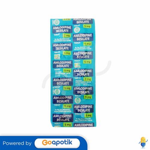 AMLODIPINE HEXPHARM 5 MG STRIP 10 TABLET