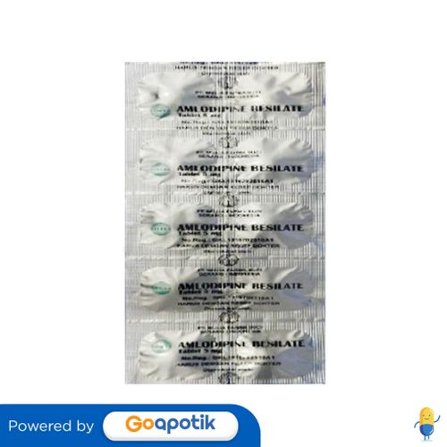 AMLODIPINE MULIA FARMA 5 MG TABLET