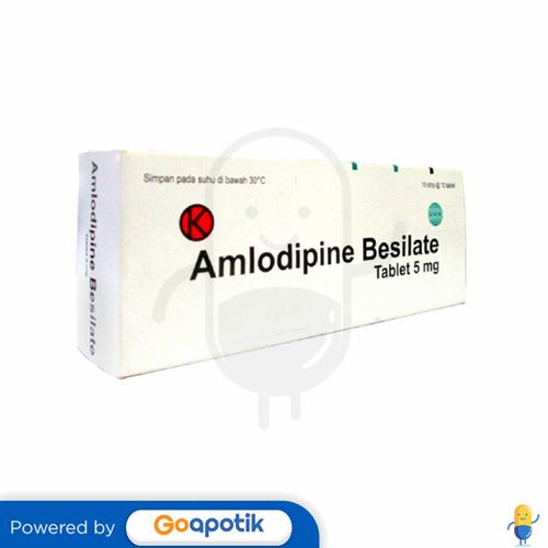 AMLODIPINE RAMA 5 MG BOX 100 TABLET