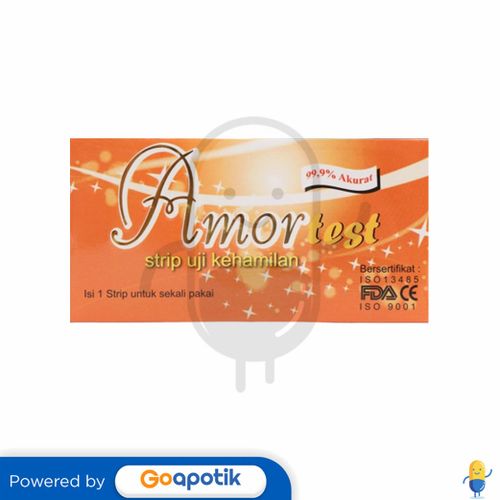 AMOR TEST STRIP UJI KEHAMILAN 1 PIECE
