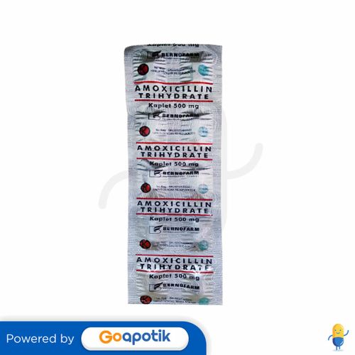 AMOXICILLIN TRIHYDRATE BERNOFARM 500 MG KAPLET