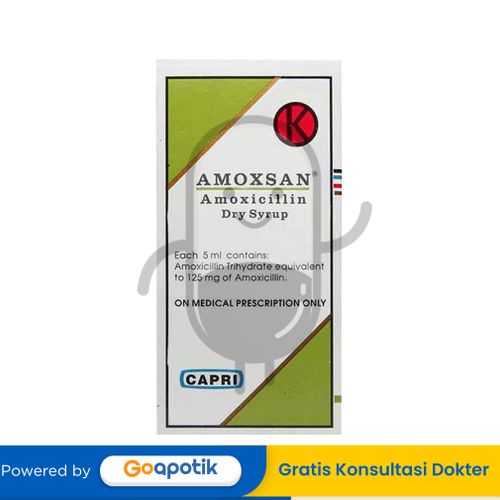 AMOXSAN 125 MG/5 ML DRY SYRUP 60 ML