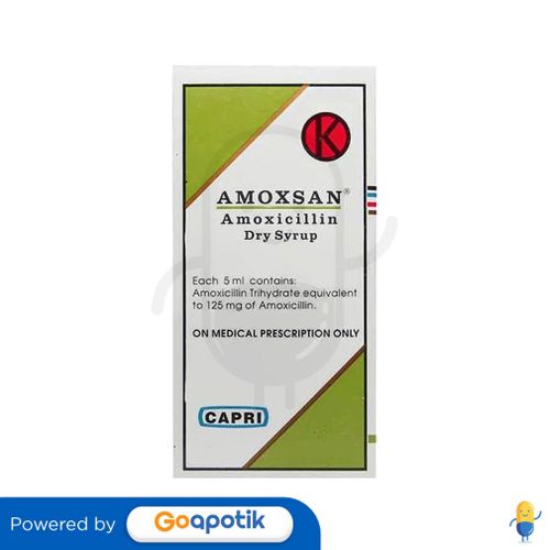 AMOXSAN 125 MG/5 ML DRY SYRUP 60 ML