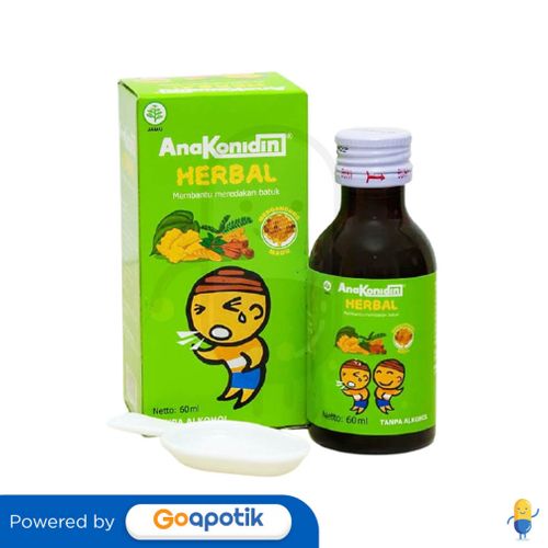 ANAKONIDIN HERBAL SYRUP ISI 60 ML BOTOL