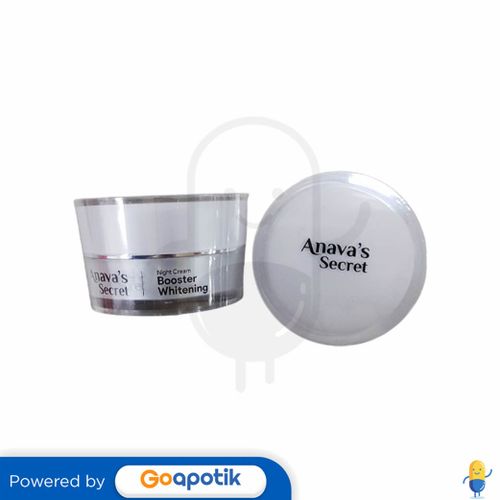 ANAVA'S SECRET NIGHT CREAM BOOSTER WHITENING 12 GRAM POT