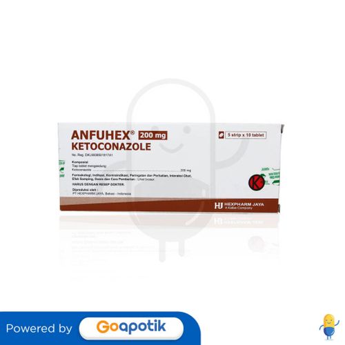 ANFUHEX 200 MG BOX 50 TABLET