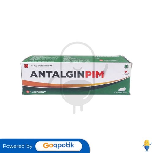 ANTALGINPIM 500 MG BOX 100 KAPLET
