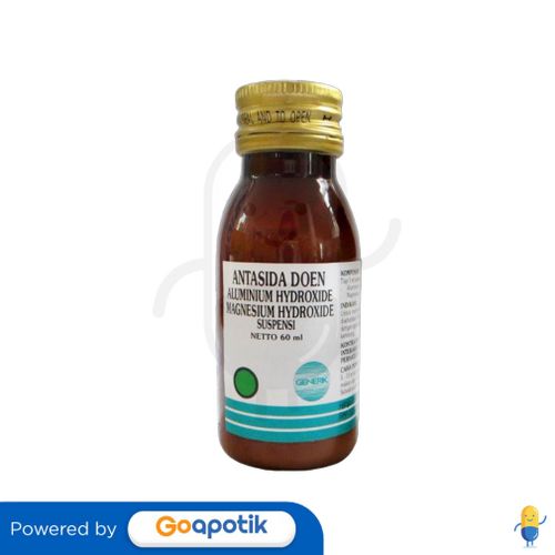 Antasida Doen Erela Suspensi Botol 60 Ml Kegunaan Efek Samping