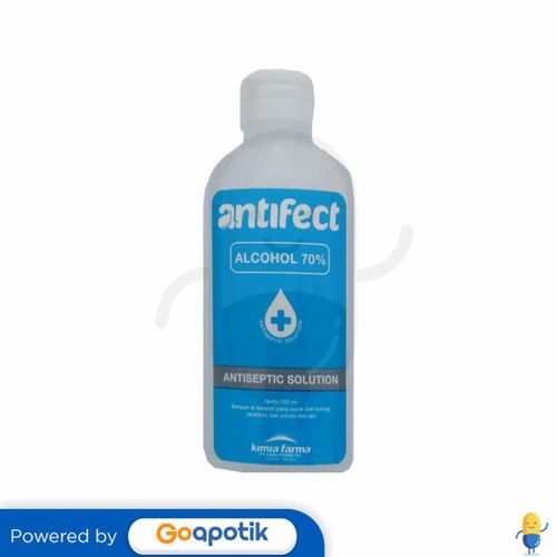 ANTIFECT ALCOHOL 70% ANTISEPTIC SOLUTION 100 ML BOTOL