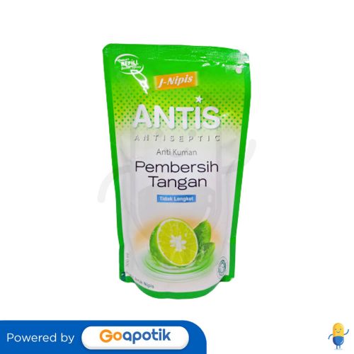 ANTIS ANTISEPTIC PEMBERSIH TANGAN JERUK NIPIS 300 ML POUCH