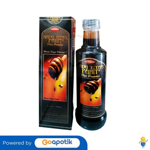 AR ROHMAH MADU HITAM PAHIT PLUS PROPOLIS 470 GRAM