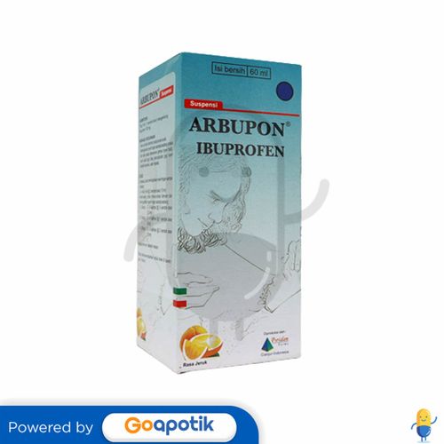 ARBUPON 100 MG/5 ML SYRUP RASA JERUK 60 ML