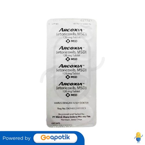 ARCOXIA 120 MG BLISTER 10 TABLET
