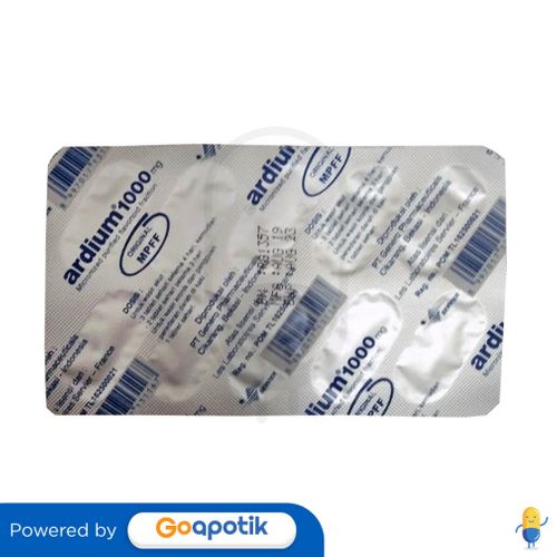 ARDIUM 1000 MG STRIP 10 TABLET