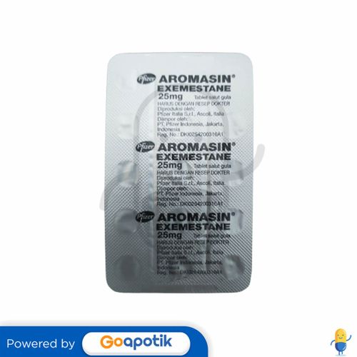 AROMASIN 25 MG STRIP 15 TABLET