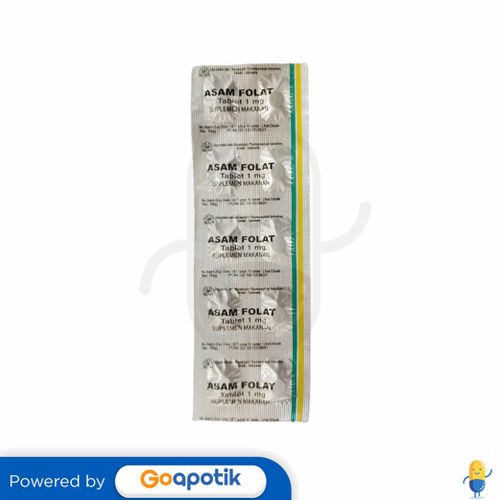 ASAM FOLAT NOVAPHARIN 1 MG STRIP 10 TABLET