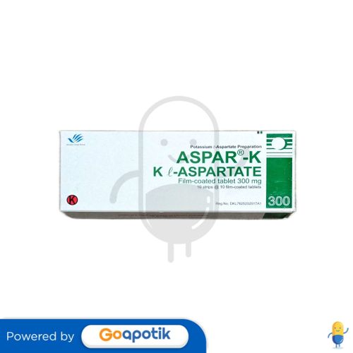 ASPAR-K 300 MG BOX 100 TABLET