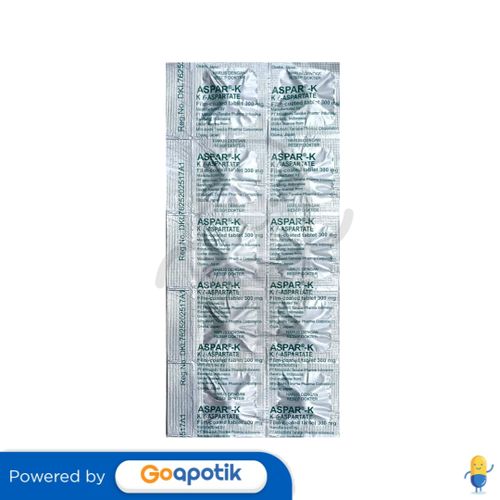 ASPAR-K 300 MG STRIP 10 TABLET