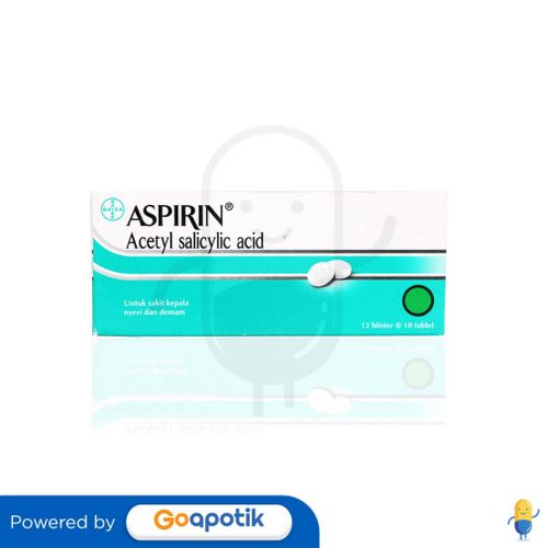 ASPIRIN BAYER 500 MG BOX 120 TABLET