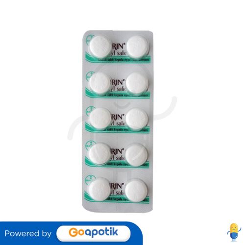 ASPIRIN BAYER 500 MG STRIP 10 TABLET