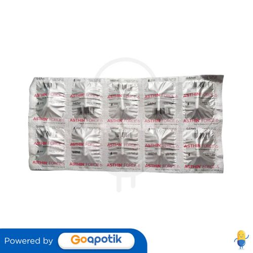 ASTHIN FORCE 6 MG STRIP 10 KAPSUL