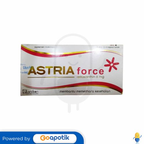 ASTRIA FORCE 6 MG BOX 12 KAPSUL