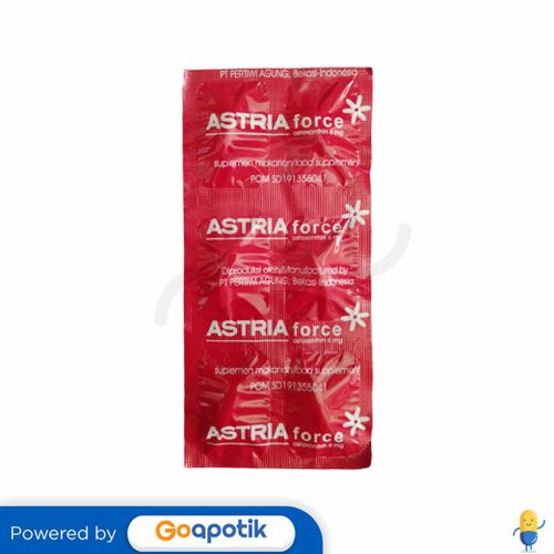 ASTRIA FORCE 6 MG STRIP 6 KAPSUL