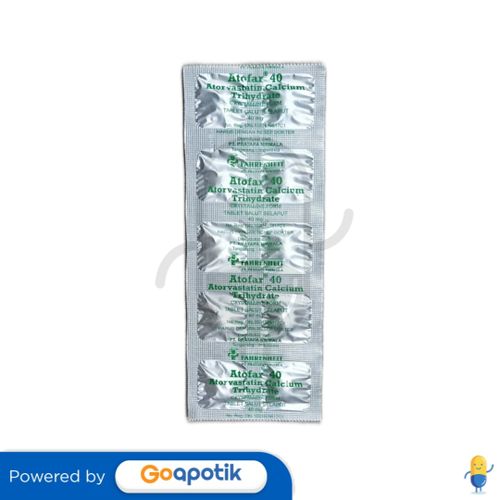 ATOFAR 40 MG STRIP 10 TABLET