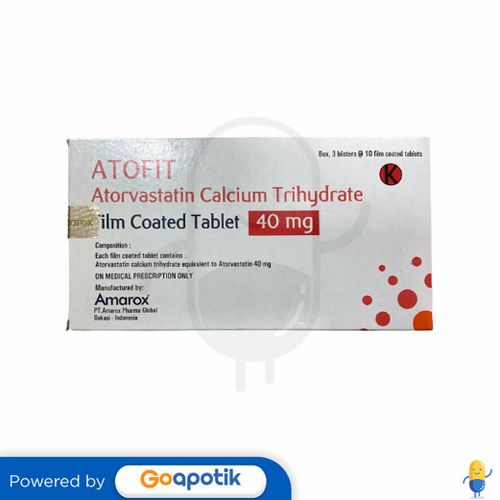 ATOFIT 40 MG BOX 30 TABLET