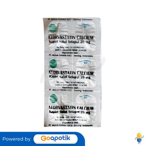 ATORVASTATIN CALCIUM TRIHYDRATE MULIA 20 MG KAPLET