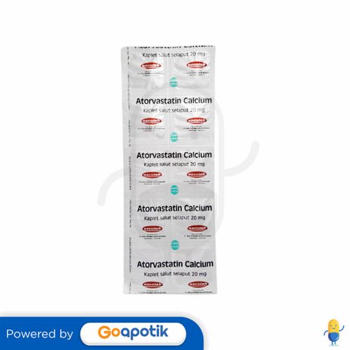 ATORVASTATIN CALCIUM DIPA 20 MG KAPLET