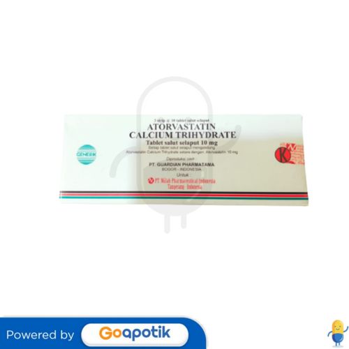 ATORVASTATIN CALCIUM TRIHYDRATE NULAB 10 MG BOX 30 TABLET