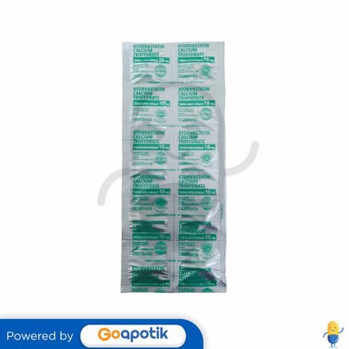 ATORVASTATIN CALCIUM TRIHYDRATE OGB BETA 10 MG TABLET