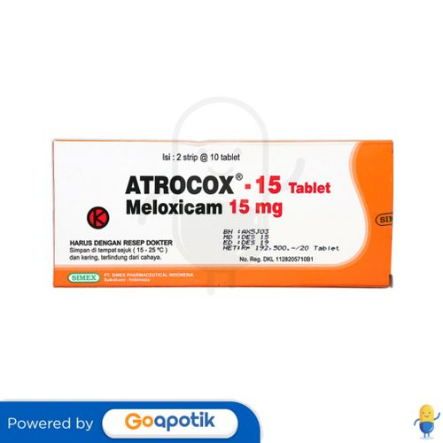 ATROCOX 15 MG BOX 20 TABLET