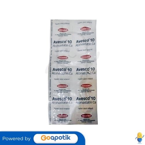 AVESCO 10 MG STRIP 10 KAPLET