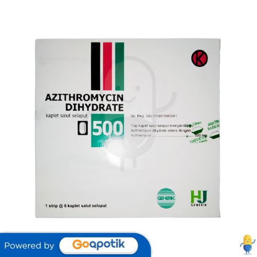 AZITHROMYCIN HEXPHARM 500 MG BOX 6 KAPLET