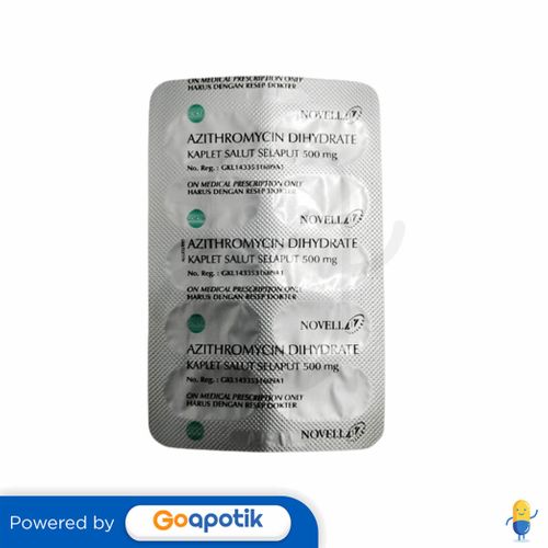 AZITHROMYCIN NOVELL 500 MG KAPLET