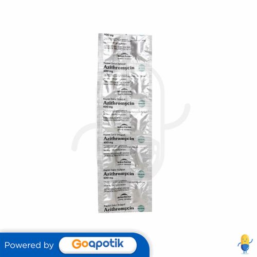 AZITHROMYCIN KIMIA FARMA 500 MG KAPLET