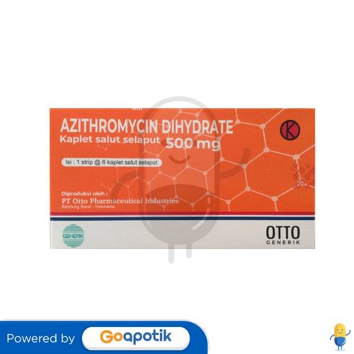 AZITHROMYCIN OTTO 500 MG BOX 6 KAPLET