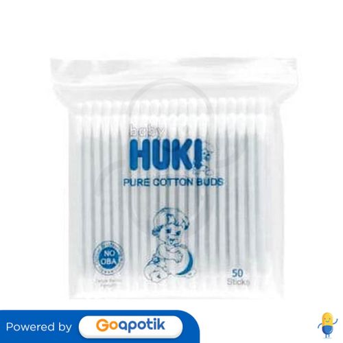 BABY HUKI PURE COTTON BUDS CI0009 FOR ADULT PACK 50 PCS