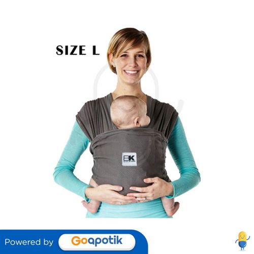 BABY K'TAN BABY CARRIER BREEZE SIZE L CHARCOAL