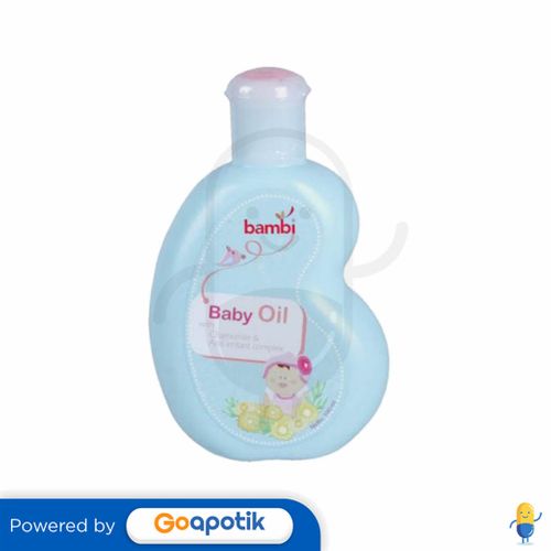 BAMBI BABY OIL WITH LICORICE & CHAMOMILE 100 ML BOTOL