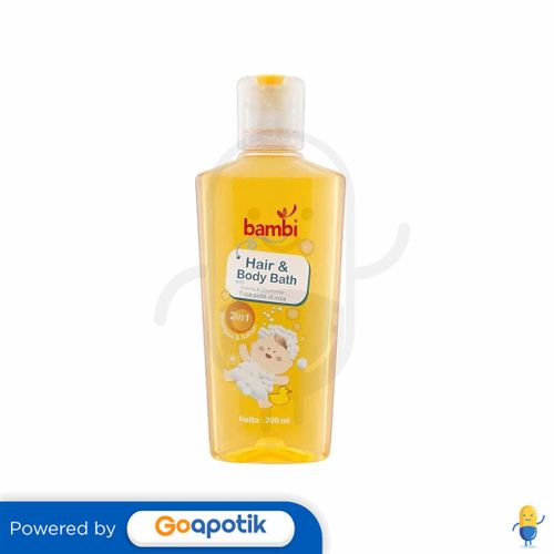 BAMBI HAIR & BODY BATH 200 ML BOTOL