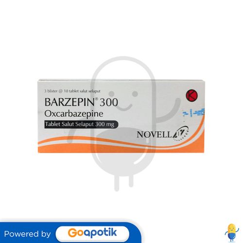 BARZEPIN 300 MG BOX 30 TABLET