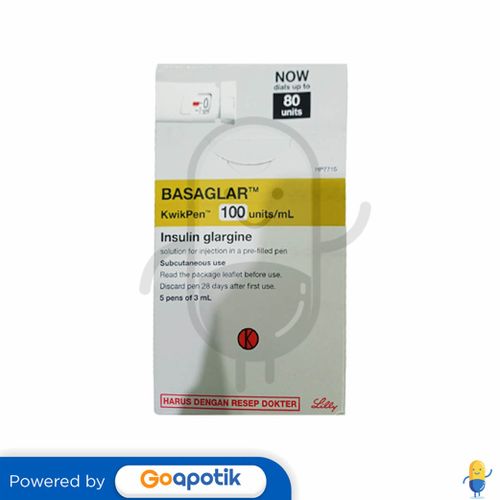 BASAGLAR 100 IU/ML INSULIN 3 ML BOX 5 PEN