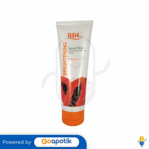 BDL PAPAYA FACIAL WASH BRIGHTENING 100 GRAM TUBE