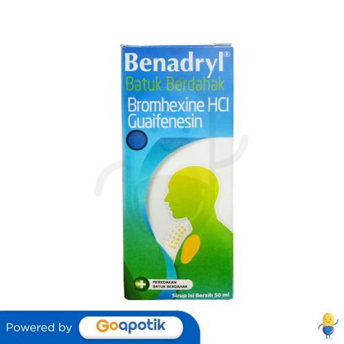 BENADRYL BATUK BERDAHAK SYRUP 50 ML